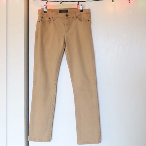 Ralph Lauren Straight Ankle Tan Jean - Picture 5 of 6